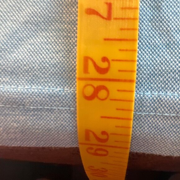 Travis Mathew XL Light Blue Polo Shirt Stripe Pocket Soft Pima Cotton Blend - Picture 4 of 7